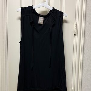 Anthropologie Dolan Elegant Black Sleeveless Blouse